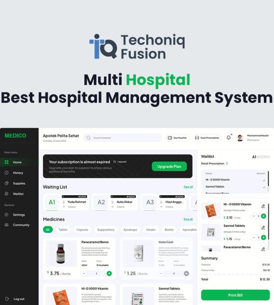 Multi Hospital - Hospital Management System in Laravel